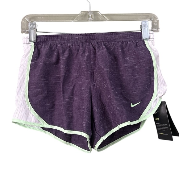 Nike Other - Nike Purple Mint Girl's Running Workout Athletic Shorts Standard Fit Sz M